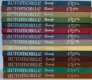 lot 24 image: Vintage Automobile Quarterly Vol. 11 No. 1, 2, 4  Vol. 12 No. 1-4, Vol. 13 No. 1-4, Vol 14 No. 1, 3, 4