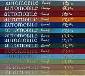 lot 25 image: Vintage Automobile Quarterly Vol 16 No. 1-4, Vol.17 No. 1, 3, 4, Vol. 18 1, 2, Vol 19 No. 2, 3, Vol. 20 No. 1-3