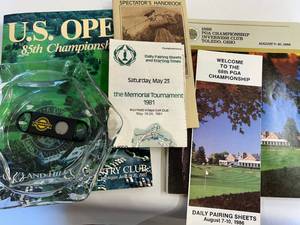 lot 129 image: Large GOLF Lovers Lot including GEO-SPORT Bag Cart