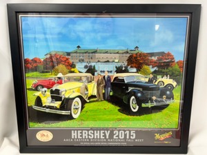 lot 224 image: Framed & SIGNED KEN EBERTS Hershey 2015 Limited Edition Poster