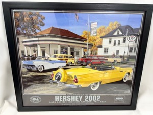 lot 154 image: Framed & SIGNED, KEN EBERTS 2002 Limited Edition Poster and Catalog