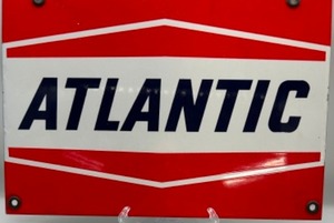 lot 45 image: Vintage Porcelain ATLANTIC Sign
