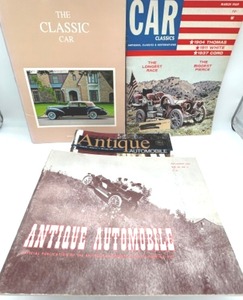 lot 48 image: Antique Automobile, The Classic Car and Car Classics Magazine - Several Back Issues