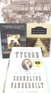 lot 73 image: VANDERBILT CUP Race Lot. - Signed Copies of Related Books & Copy of Sketch