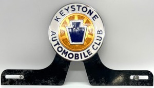 lot 119 image: Keystone Automobile Club License Plate Topper.