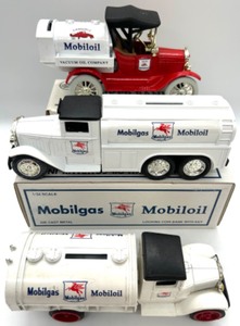 lot 141 image: 3 MOBIL Die Cast TrucksBanks