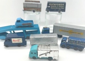 lot 157 image: 8 MATCHBOX Items and 2 Misc. Trucks