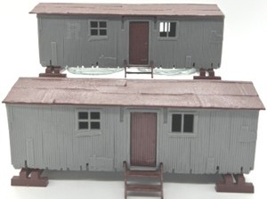 lot 163 image: 2 Lionel Plasticville O Railroad Work Cars