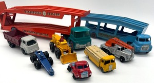 lot 166 image: 7 MATCHBOOX Vehicles and One Matchbox Dolly