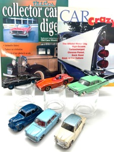 lot 169 image: 6 DINKY TOY Cars and 2 Softcover Books