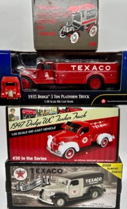 lot 174 image: 4 TEXACO Die Cast TrucksBanks