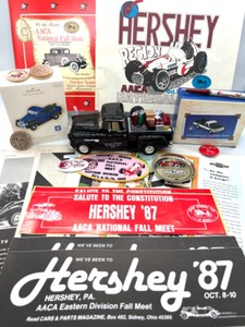 lot 181 image: CHEVYHERSHEY Fall Meet Lot-Included 1955 Die Cast Chevy PU, Xmas Ornaments & MORE