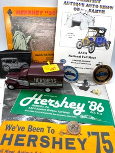 lot 182 image: ChevyHershey Lot #2 Includes 2002 Olympic Torch Relay Pin & 1942 Hershey Die Cast TruckBank