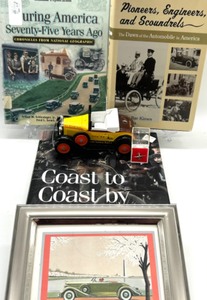 lot 187 image: FORD Motor Co. Lot Includes Lincoln Continental Pin & Model A Die Cast CarBank