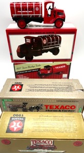 lot 191 image: 4 TEXACO Die Cast TrucksBanks