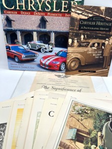 lot 212 image: Great Chrysler Lot Includes 2 Books and 19 Ads