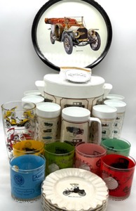 lot 232 image: Barware Party Lot Includes Thermo-Serv Ice Bucket, Large Mug, 6 Matching Tall Glasses & More