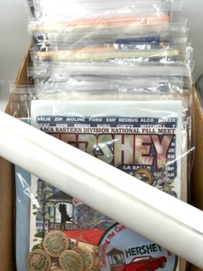 lot 220 image: 28 Years of HERSHEY National Meet Lot with Poster