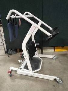 lot 22 image: SMT Health Systems Inc. SA450 Assist Patient Transfer Mobility Lift - 450 lbs. Max Weight Capacity - In Good Condition