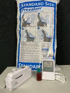 lot 48 image: NEW Sage Prevalon Seated Positioning System, Welch Allyn Braun ThermoScan PRO 6000 Digital Ear Thermometer with Base & Traceable Calibrated Digital Fridge ThermometerFreezer Thermometer with Bottle Probe -Both Work Great