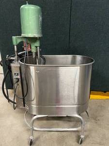 lot 10 image: Sports Medicine Physical Therapy Hydrotherapy Ice Bath On Mobile Stand - In Good Working Condition
