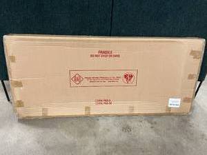lot 7 image: NEW R & B Wire Products PSS-3CUS Mobile 3-Panel Folding Medical Privacy Curtain Screen-&nbspquick and easy way to divide space and create privacy
