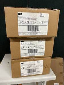 lot 5 image: MSRP $1000 3 Cases (10 each per case) NEW 3M Rugged Comfort Quick Latch Half Facepiece Reusable Respirator 6502QL, NIOSH, Cool Flow Exhalation Valve, Bayonet Connection, Silicone Face Seal -for Gases Vapors Dust, Construction - Size Medium