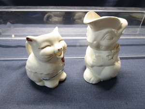 lot 37 image: Puss N Boots & Rabbit Pitchers