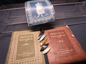 lot 39 image: Tatting Shuttles & Books