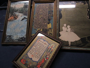 lot 86 image: Vintage Framed Writings
