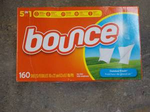 160 ct Bounce Dryer Sheets...