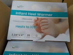 4 x 25 ct each Infant Heel Warmers-...