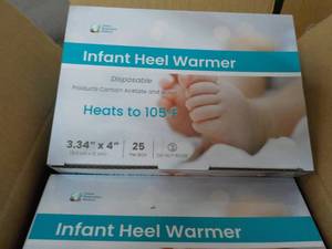 4 x 25 ct each Infant Heel Warmers-...