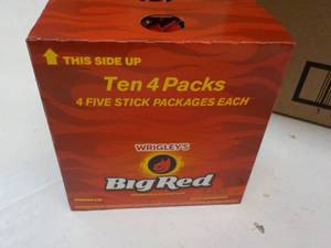 Wrigleys Big Red 10 x 4 Packs Gum...