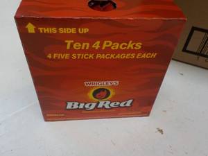 Wrigleys Big Red 10 x 4 Packs Gum...