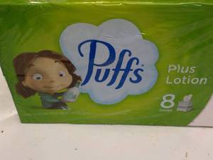 8 boxes Puffs 2 ply Facial Tissues...