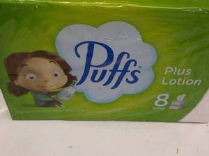8 boxes Puffs 2 ply Facial Tissues...