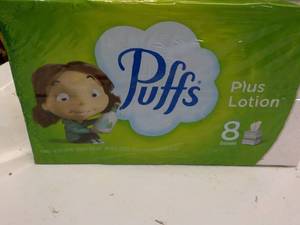 8 boxes Puffs 2 ply Facial Tissues...