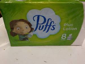 8 boxes Puffs 2 ply Facial Tissues...