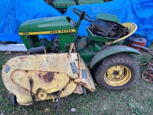 John Deere Parts & Pieces of Four Mower Units Etc