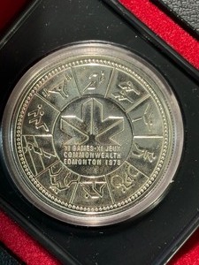 1978 Canada Silver Dollar Edmonton Olympic Games