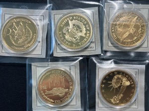 Gold Layered Jumbo Coins