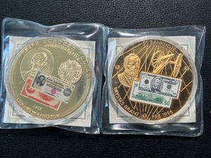 Gold Layered Jumbo Banknote Coins