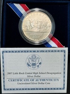 2007-P Desegregation Silver Dollar