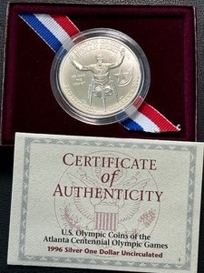 1996-D Paralympic Silver Dollar