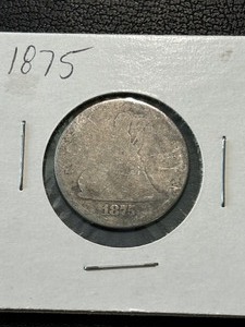 1875 Liberty Seated Quarter