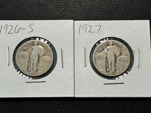 Standing Liberty Quarters