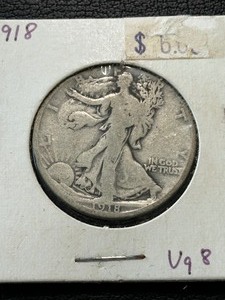 1918 Walking Liberty Half Dollar