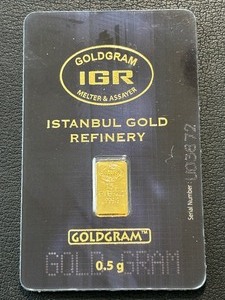 .5 Gram .999 Fine Gold Bar