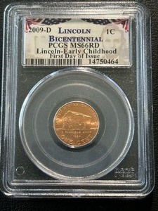 2009-D Lincoln Cent PCGS MS66 Red